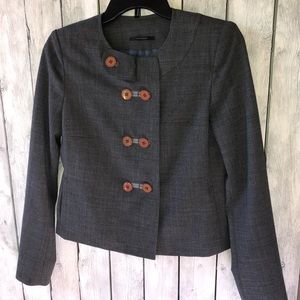 Gray short blazer Ellie Tahari